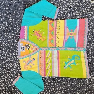 SALE!! Storybook Knits "Colorful Lizand" Sweater NWT